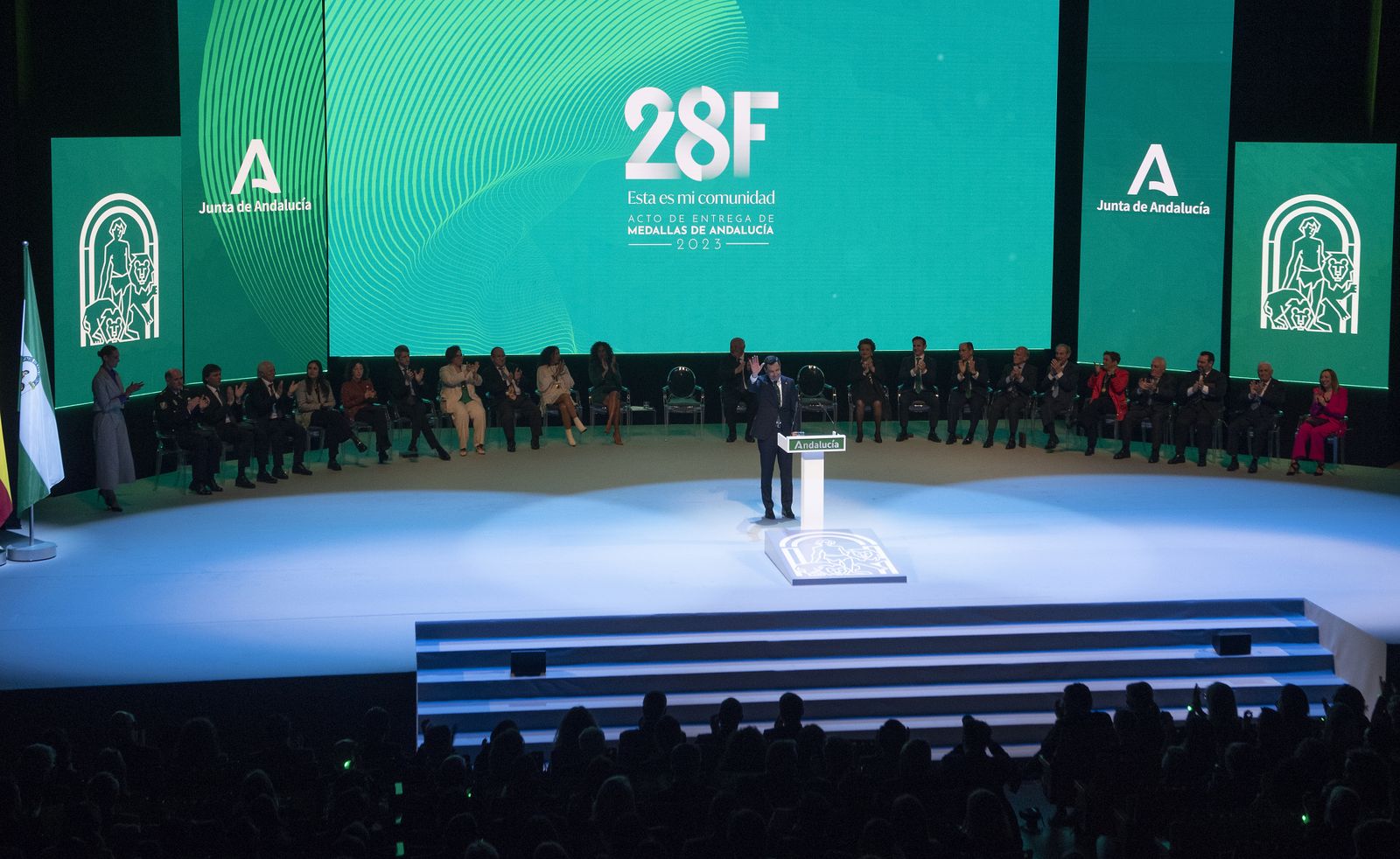 Invitados a la entrega de las Medallas de Andalucía 2023