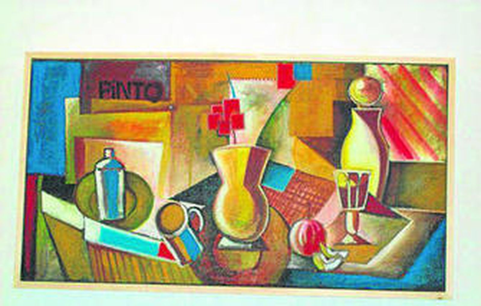 Algunas de las obras del pintor onubense.