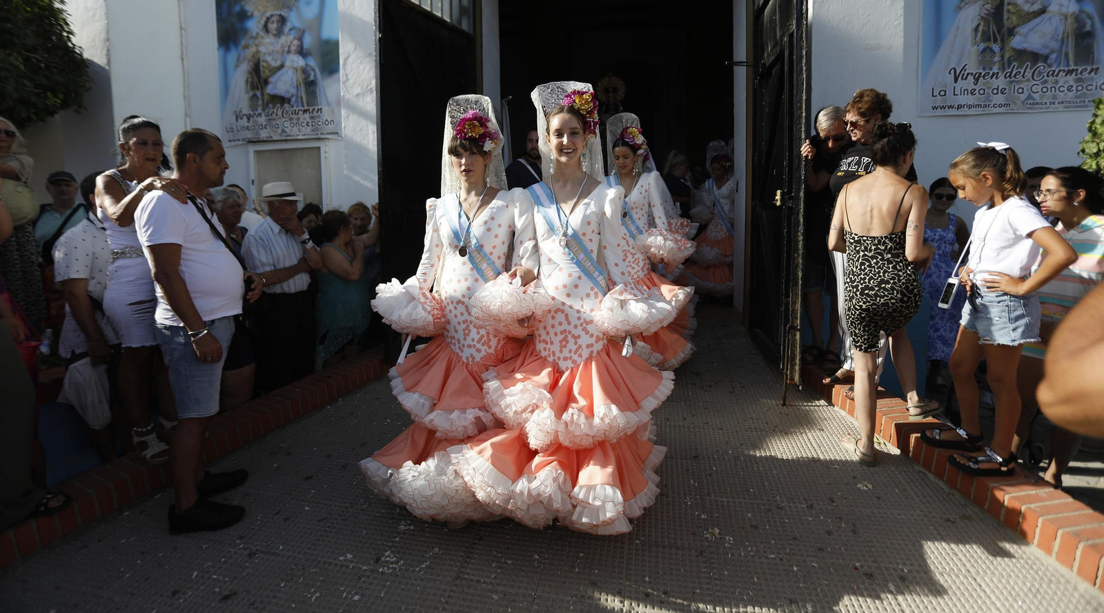 Procesión de la Virgen del Carmen de la iglesia de la Atunara en La Línea