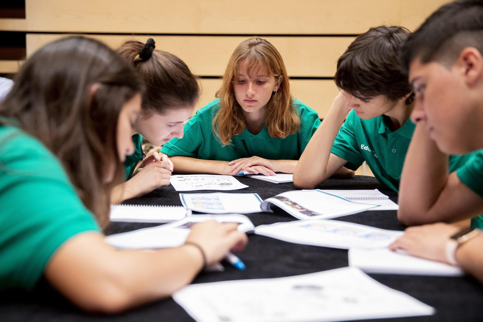 Grupo de alumnos en las actividades presenciales anteriores.