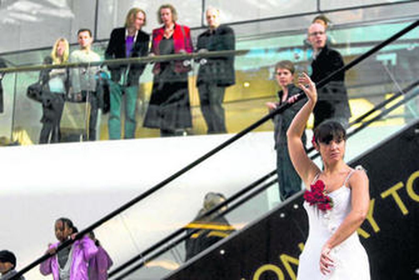 Promoción andaluza en un centro comercial de Londres durante la World Travel Market.