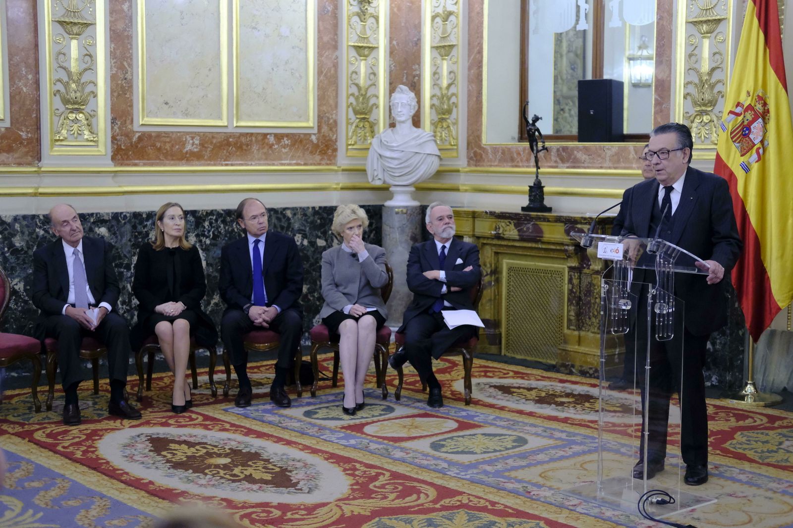 Las imágenes del homenaje a Pérez Llorca en el Congreso