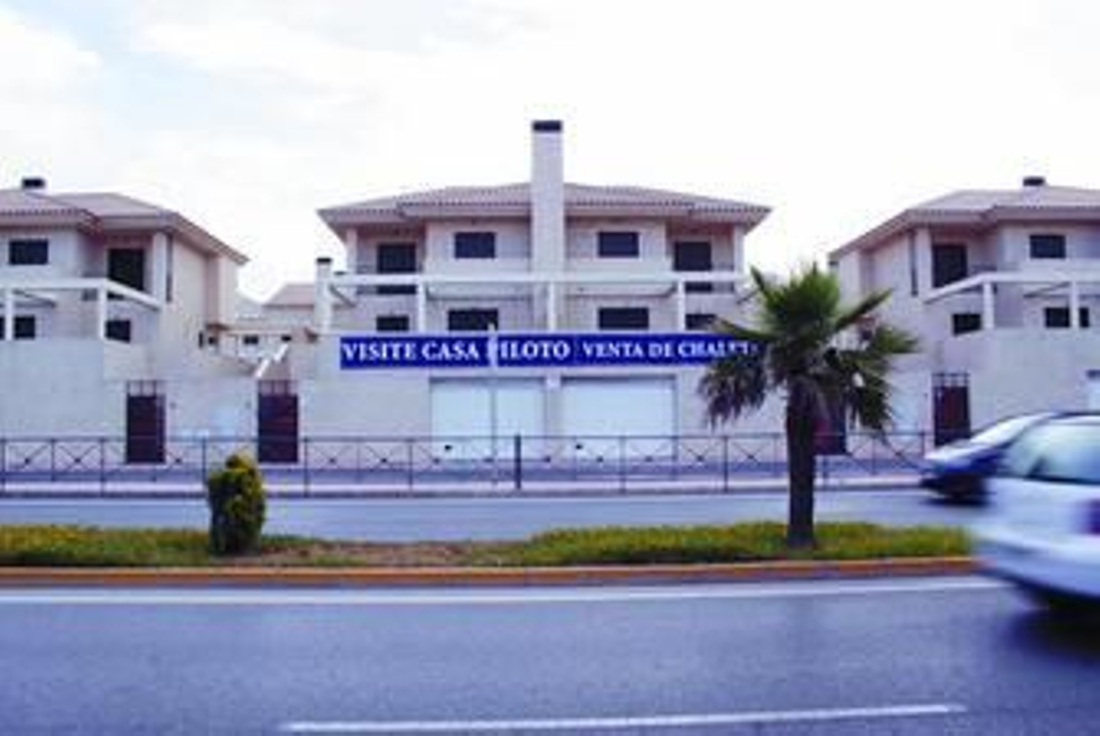 Chalets construidos en la barriada algecireña de San García.