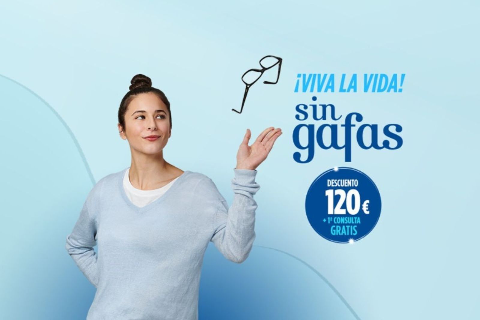 ¡Vive la vida sin gafas!: descubre la cirugía refractiva de Clínica Baviera con 120€ de descuento y primera consulta gratuita