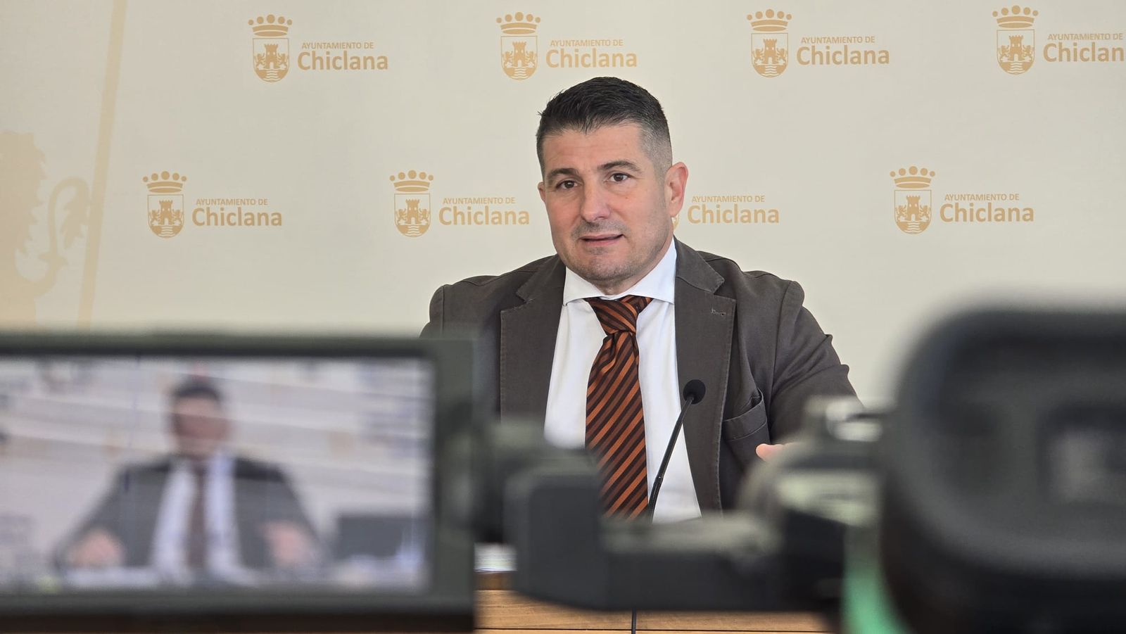 Manuel Vela, durante la rueda de prensa.