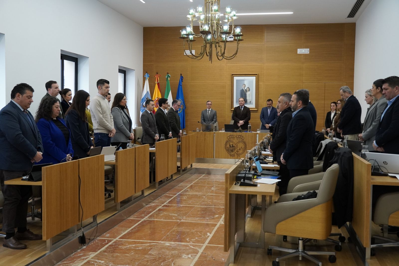 Pleno de la Diputación de Huelva este martes.