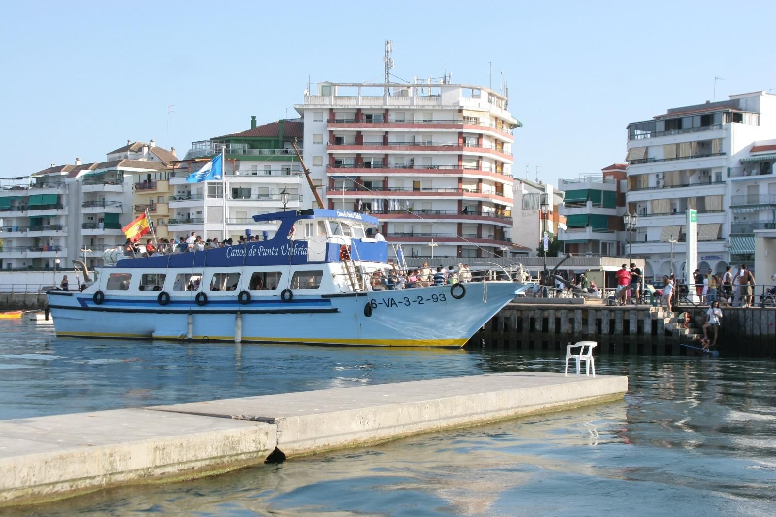 Imagen de la canoa de Punta Umbría.