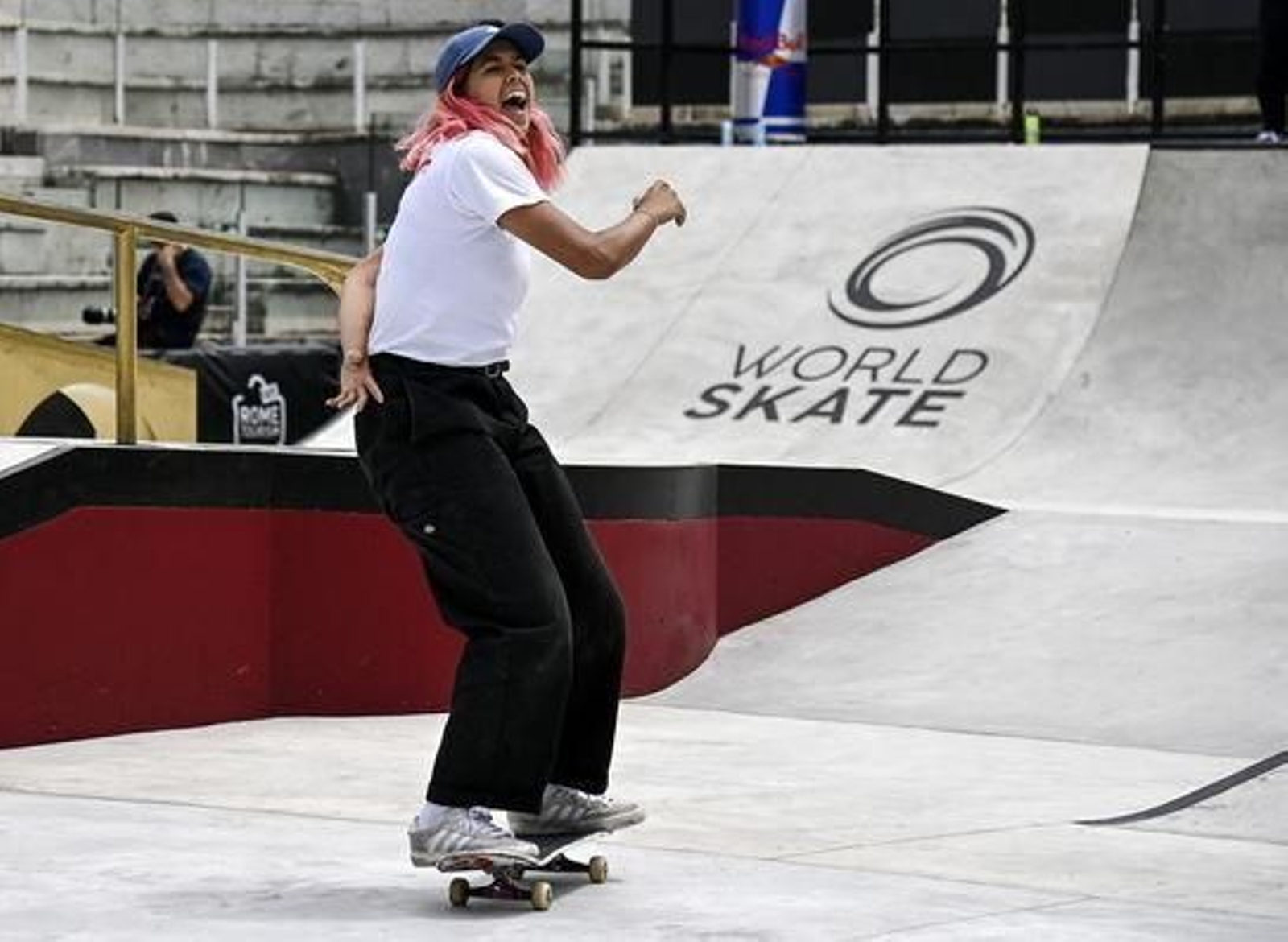 La algecireña Andrea Benítez, en la competición de Roma.