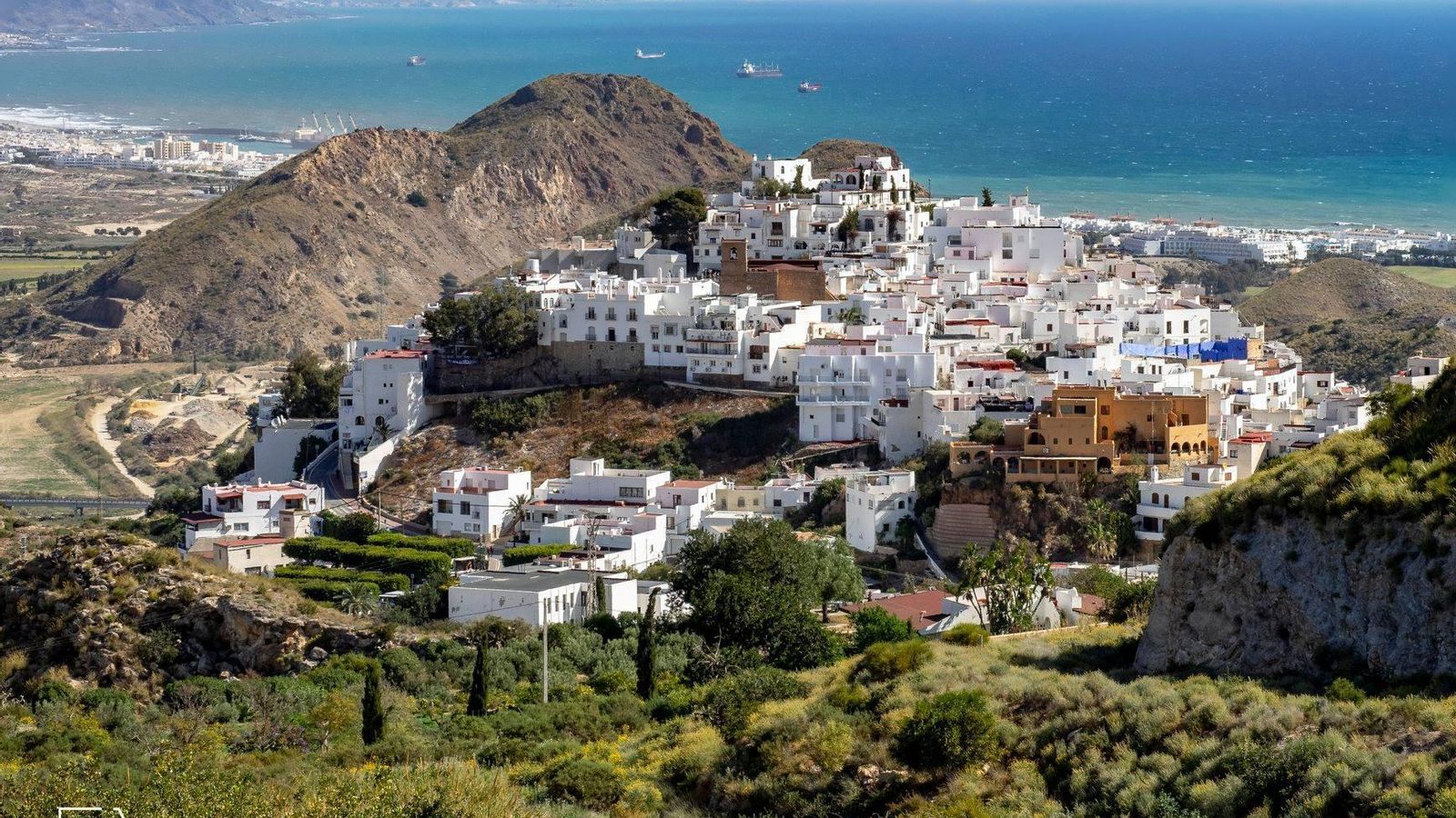 Panorámica de Mojácar.