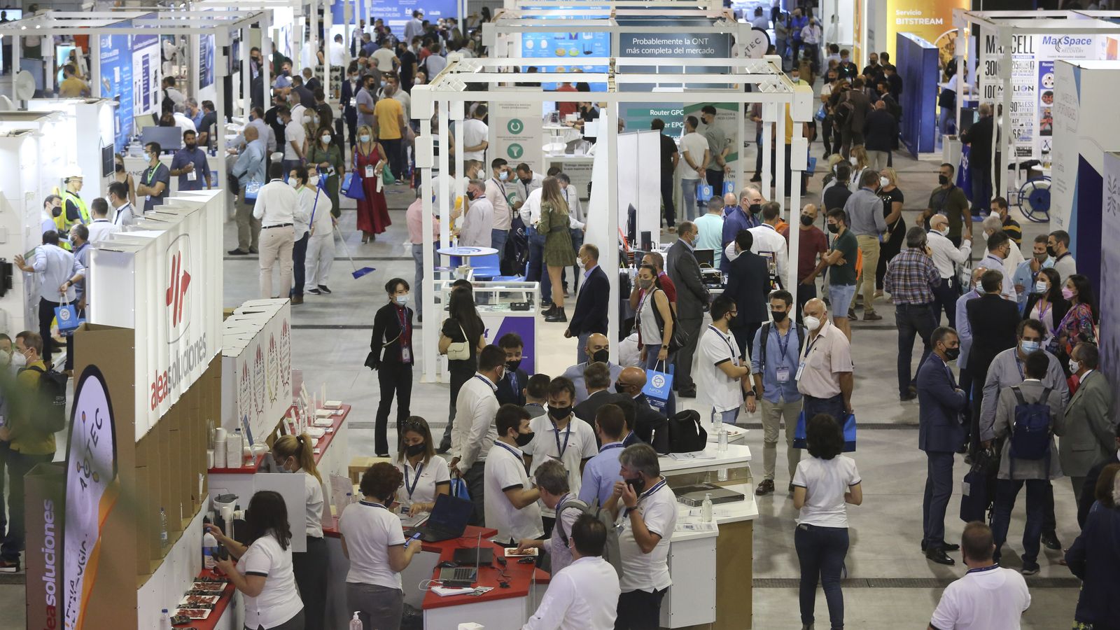 Feria Tecnológica celebrada este jueves en Fycma.