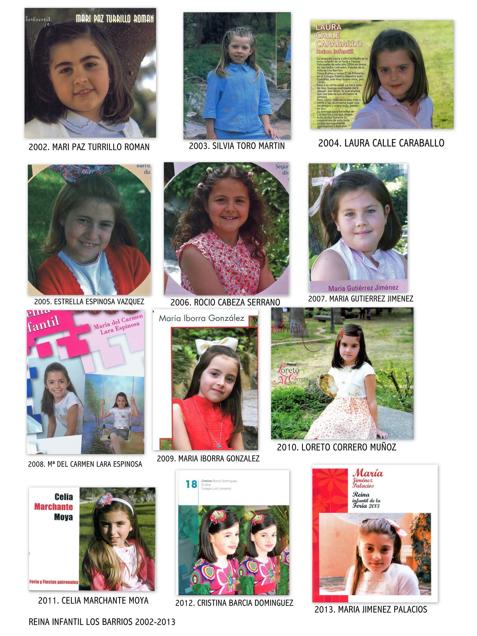 Reinas Infantiles 2002-2013