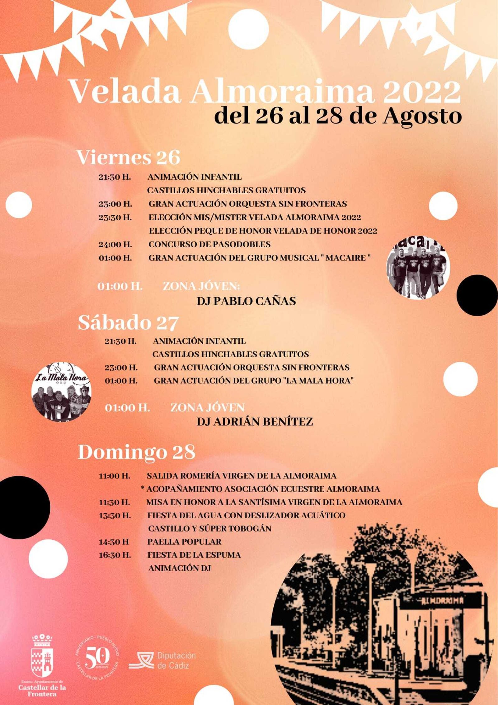 Programación de la Velada de la Almoraima 2022.