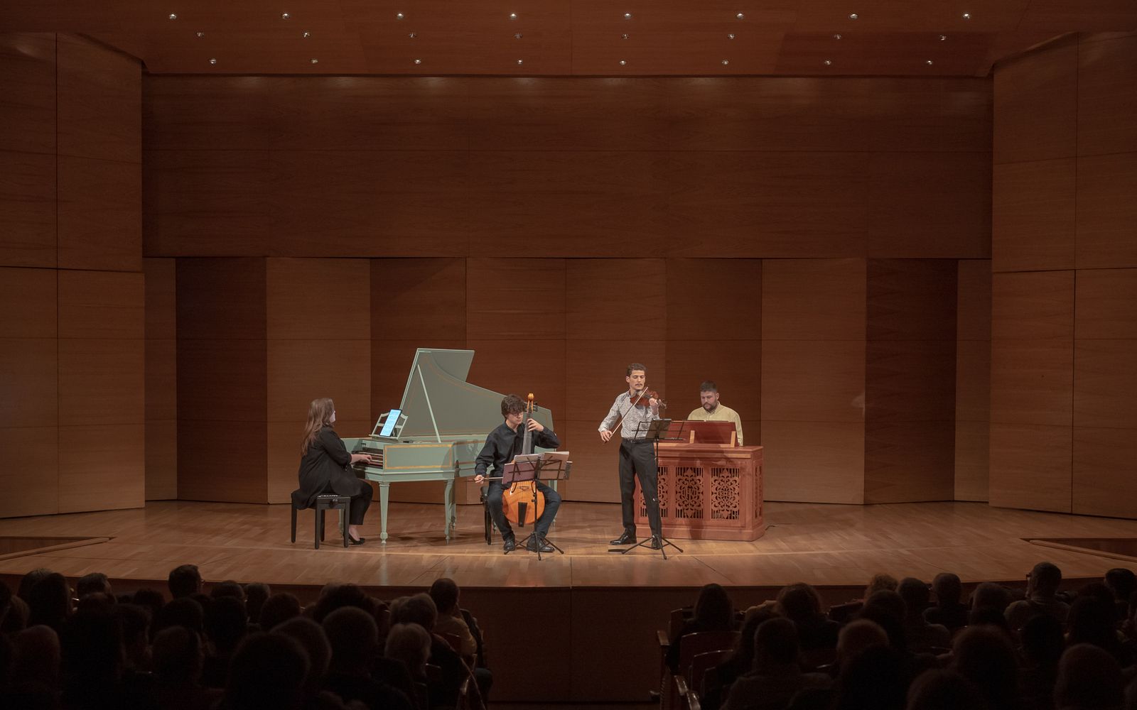 Los conjuntos L'inegalité y La Marianne, juntos en el Espacio Turina.