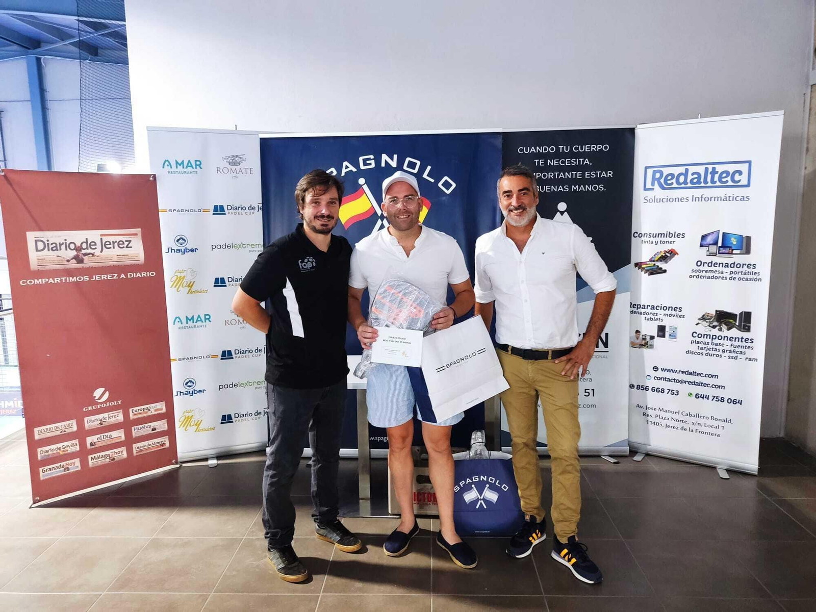 Así fue la entrega de trofeos a los ganadores de la VIII Diario de Jerez Padel Cup