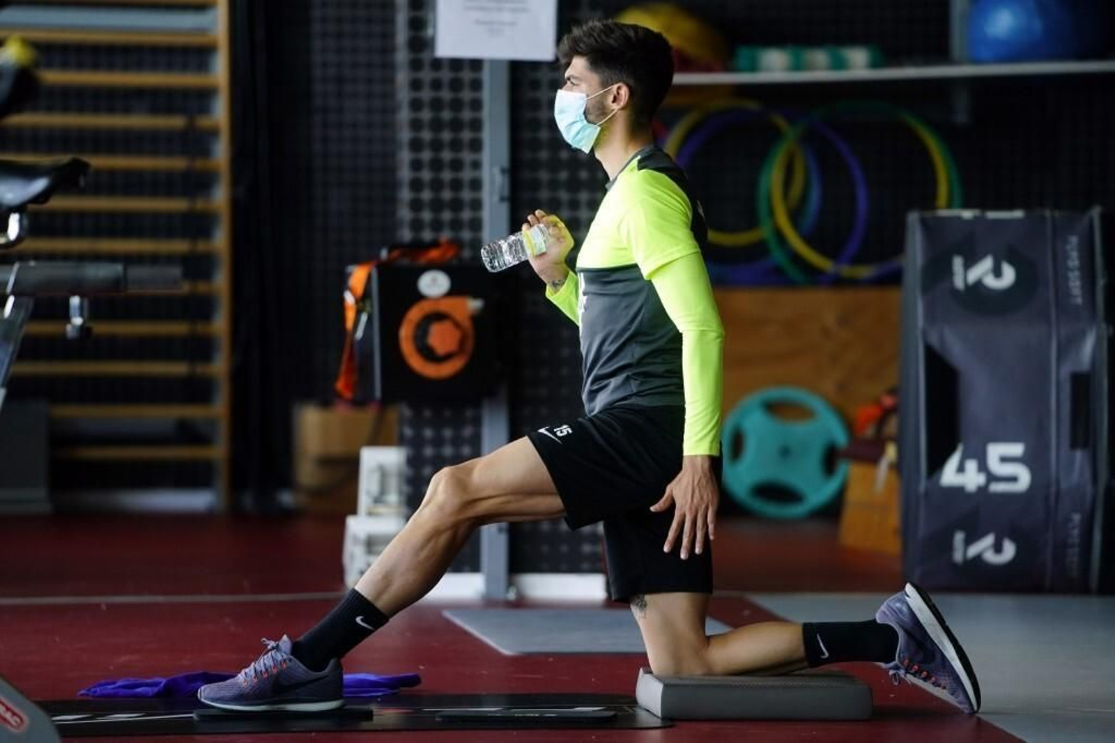 Imagen del entrenamiento en la Ciudad Deportiva