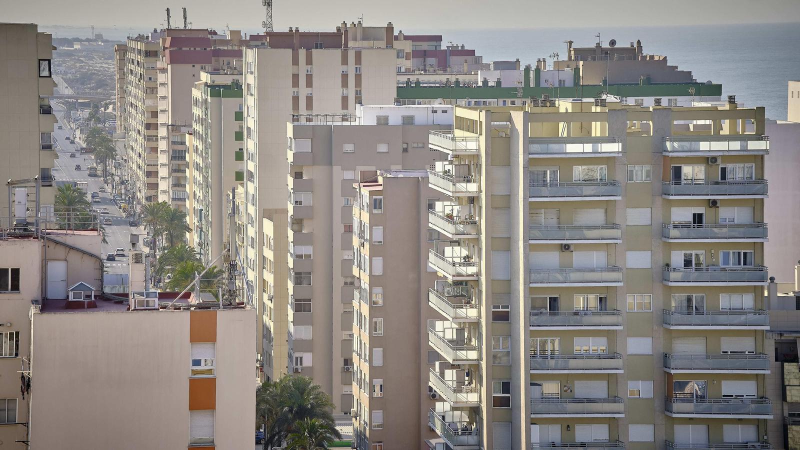 Vista desde la azotea del edificio Vistahermosa.