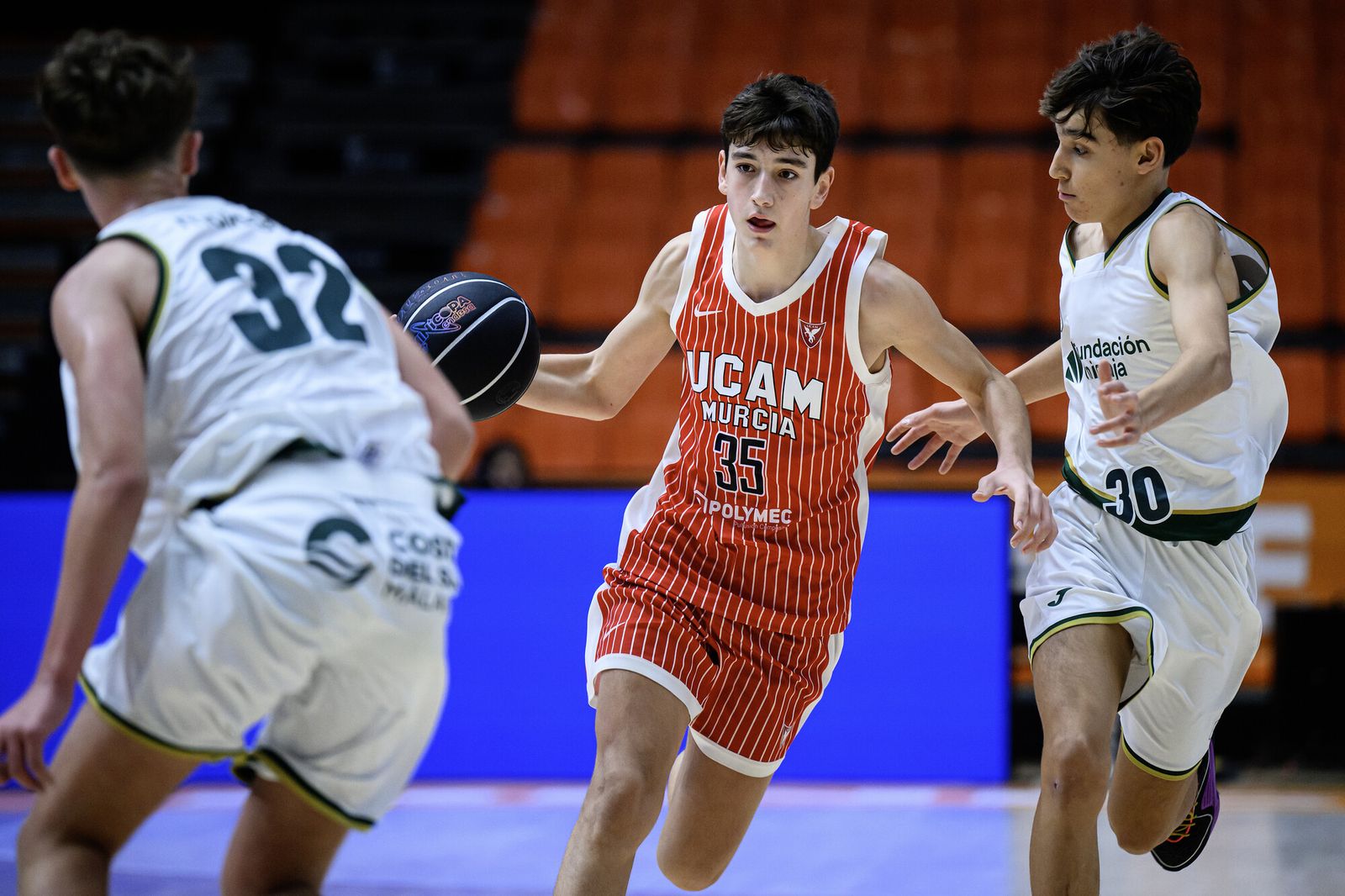 La celebración del Unicaja por acceder a la Minicopa