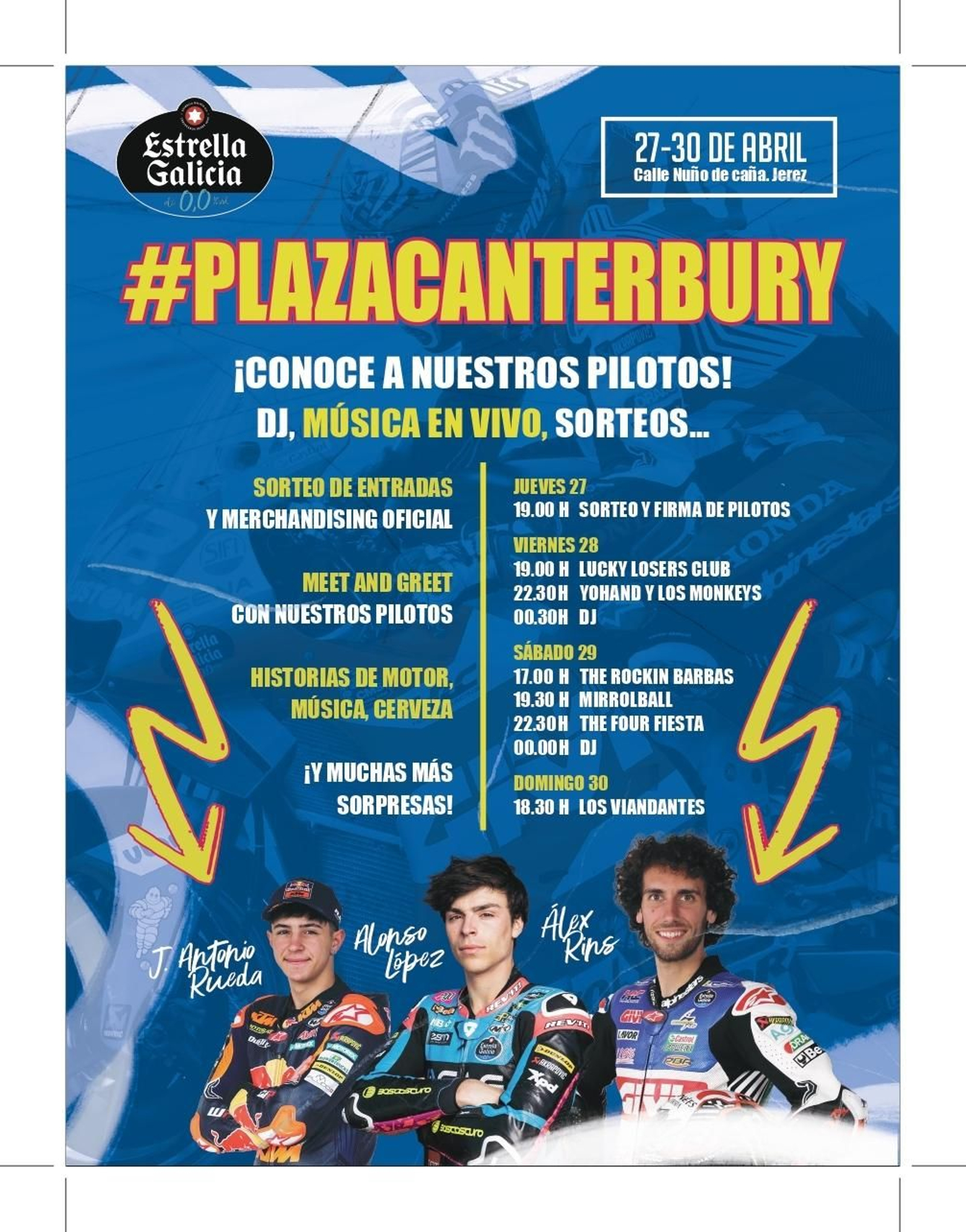 Actos en Canterbury. Actos en Canterbury.