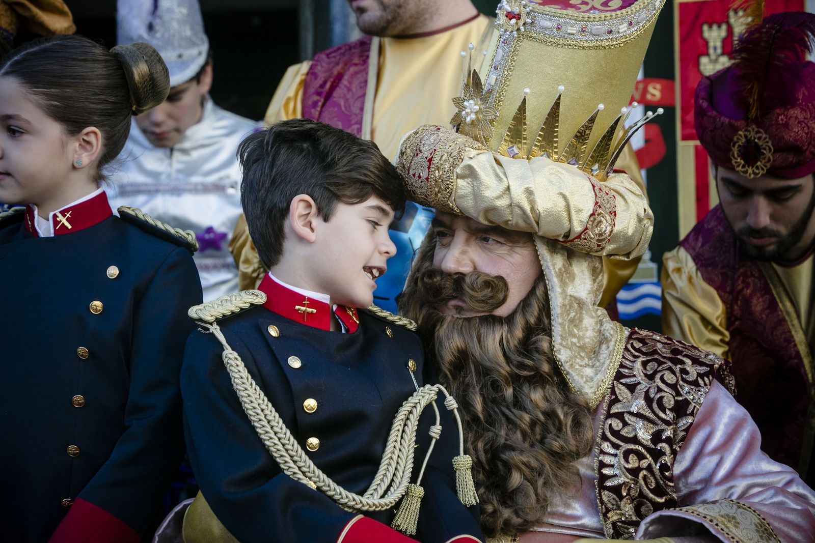 Imágenes de la intensa mañana de los Reyes Magos en Cádiz