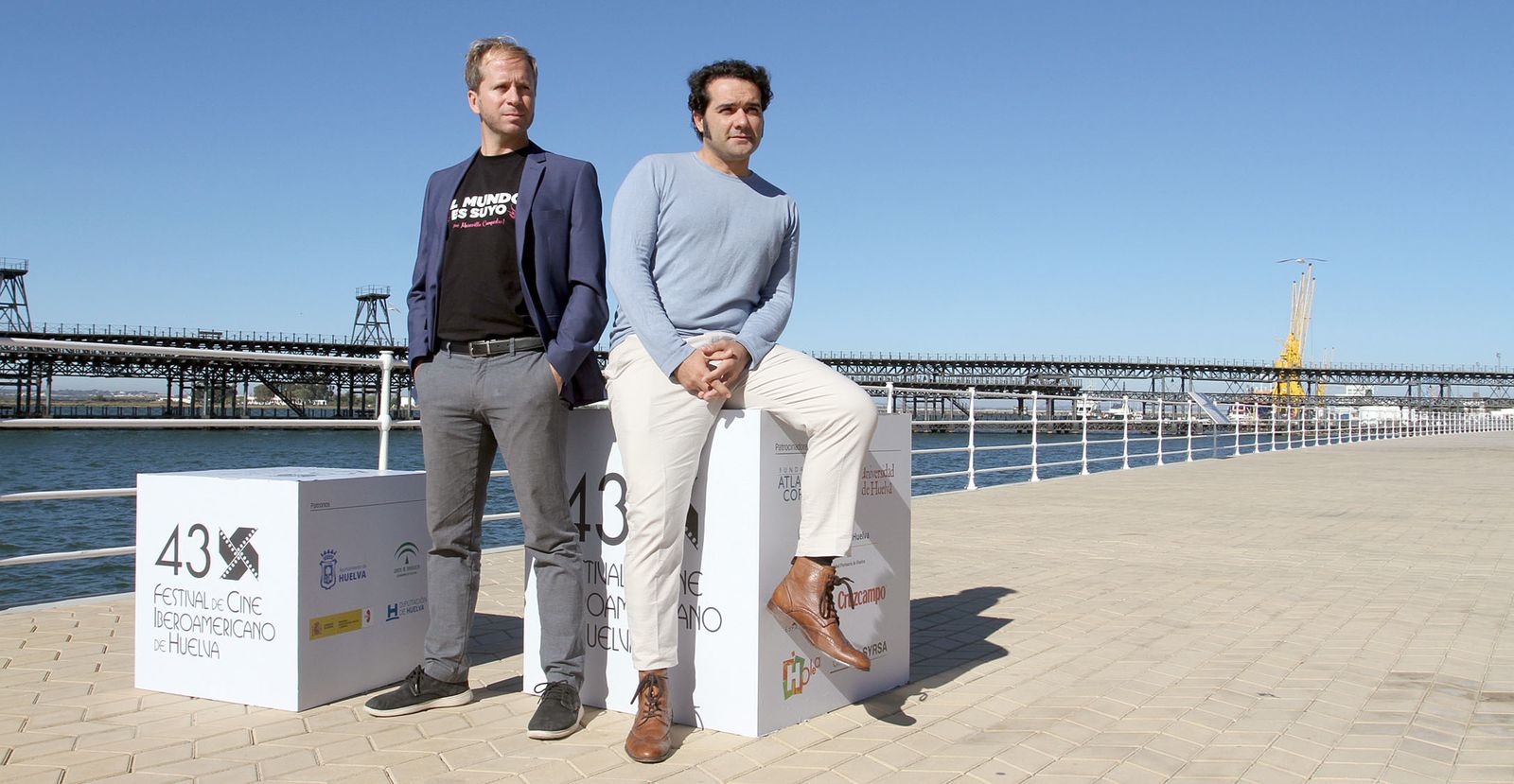Alfonso Sánchez y Alberto López Premio Luz del Festival de Cine Iberoamericano de Huelva