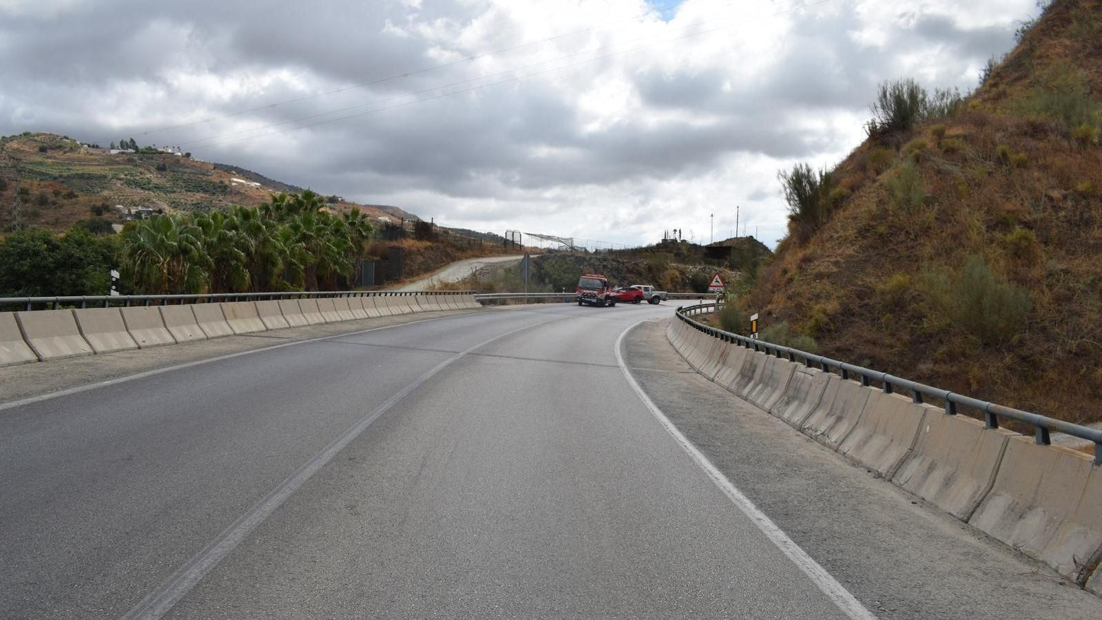Carretera A-356, kilométrico 38, en el término municipal de Vélez-Málaga