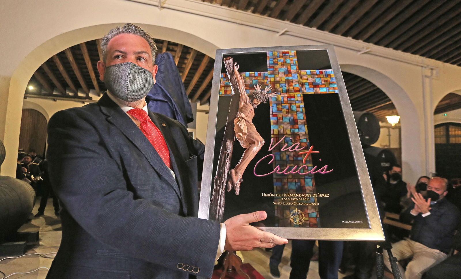 Presentación del cartel del Vía Crucis de la hermandades