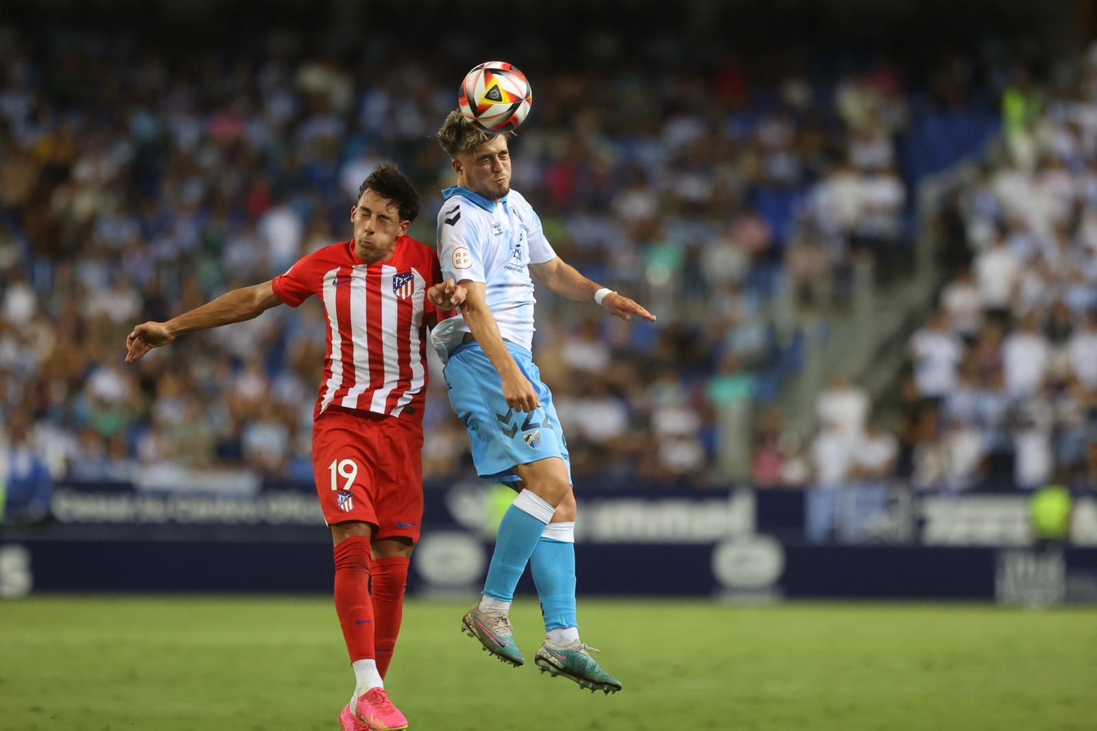 El Málaga CF-Atlético de Madrid B, en fotos