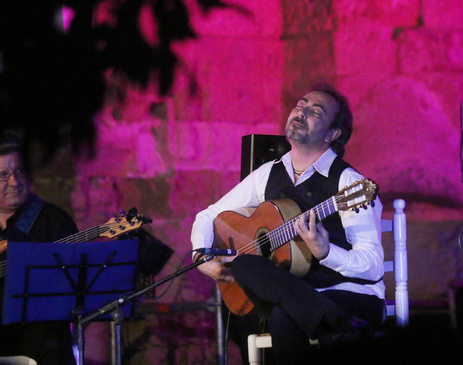 José Antonio Rodríguez, en un concierto de la Noche Blanca del Flamenco de 2016.