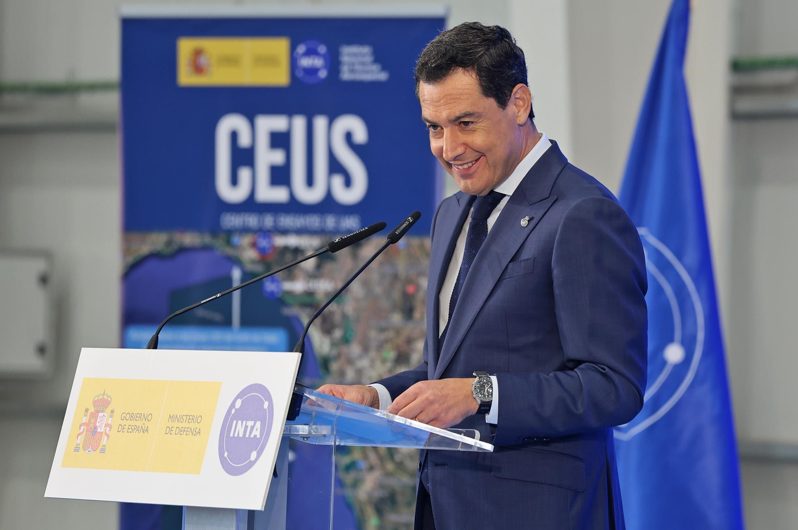 Imágenes de la inauguración del CEUS por Pedro Sánchez en Moguer
