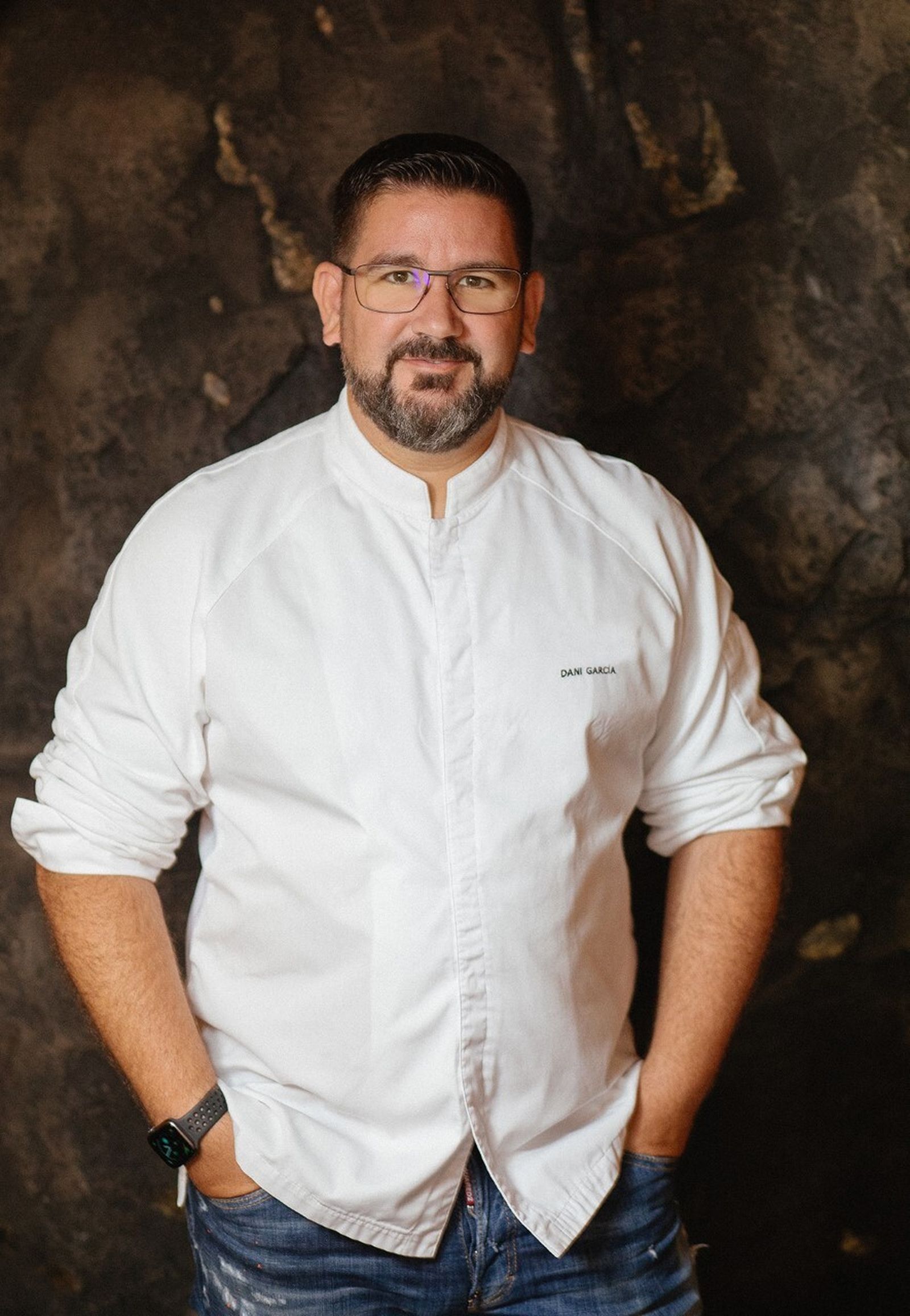 El chef malagueño Dani García posa en uno de sus restaurantes.