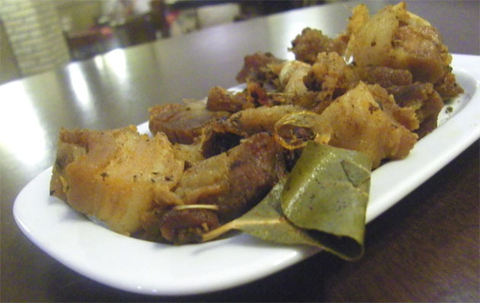 Los famosos chicharrones de Rafael Montero