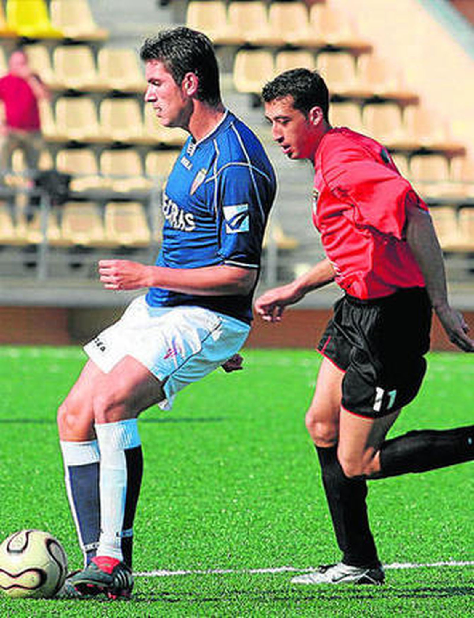 Mario, en una imagen del Ayamonte/Algeciras del 06.