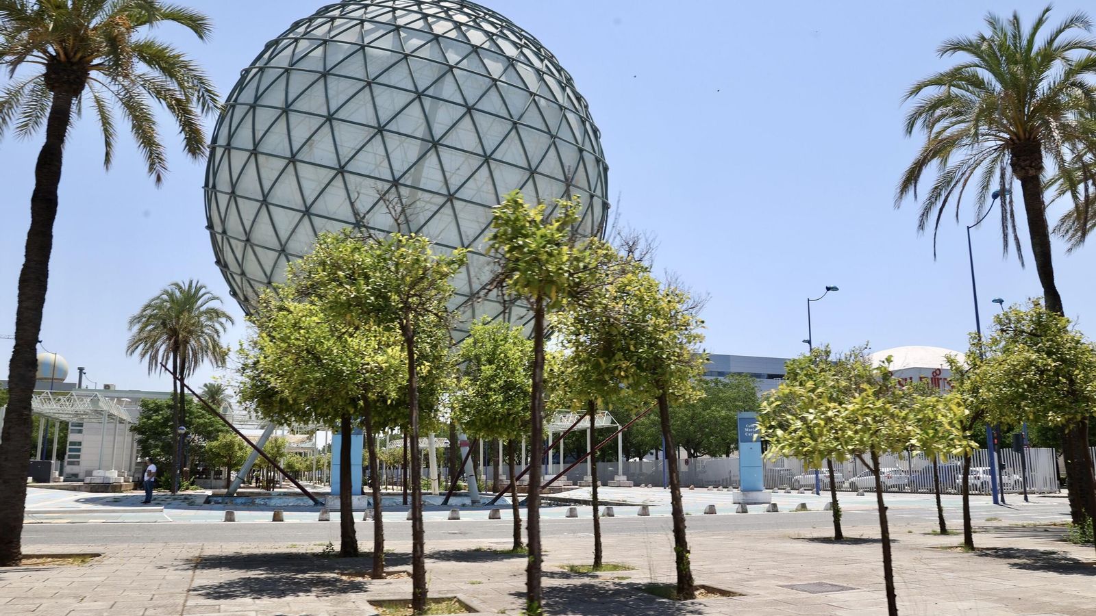 La bola climática, símbolo de la Expo 92.