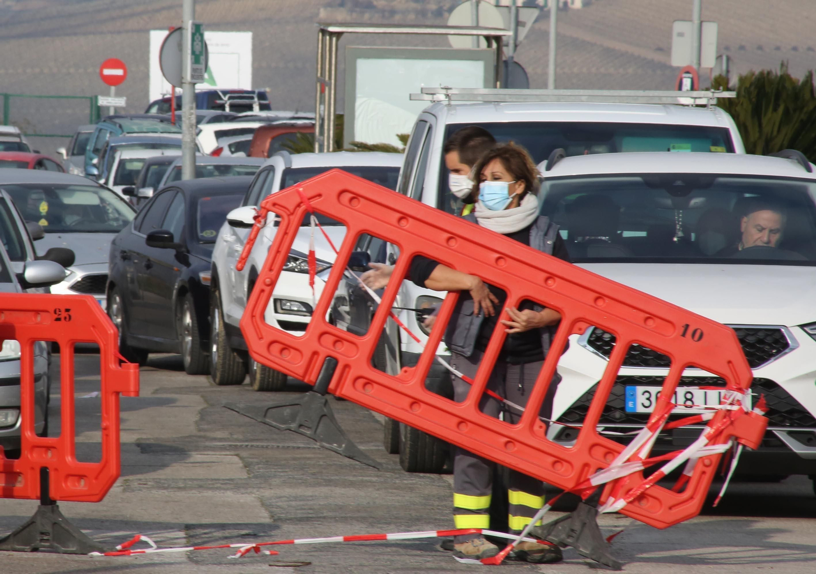 Coronavirus:Intensa jornada de pruebas PCR en el Hospital de Jerez
