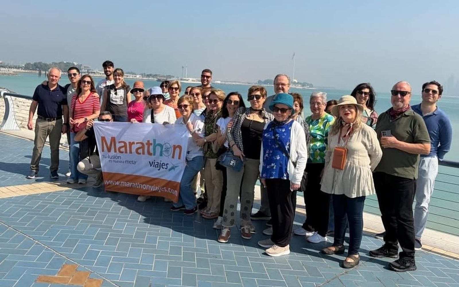 El grupo cordobeses, en una de sus actividades en Dubai.