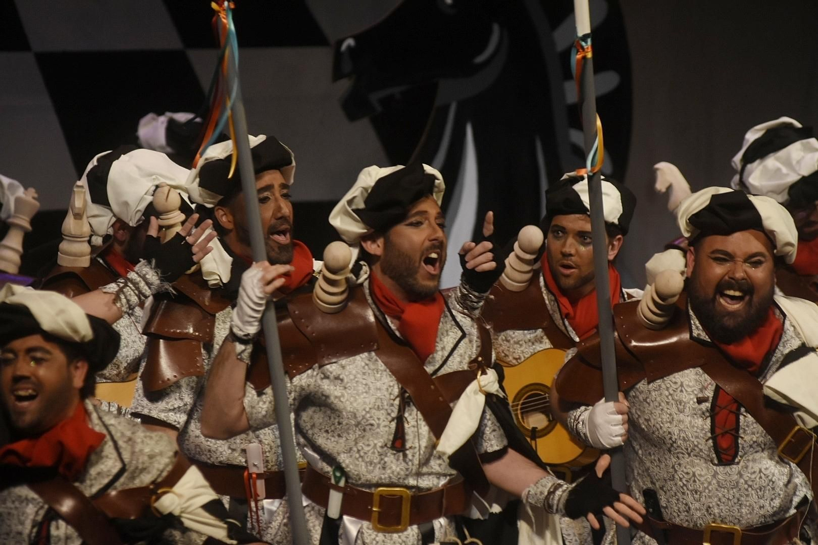 Actuación de una de las agrupaciones.