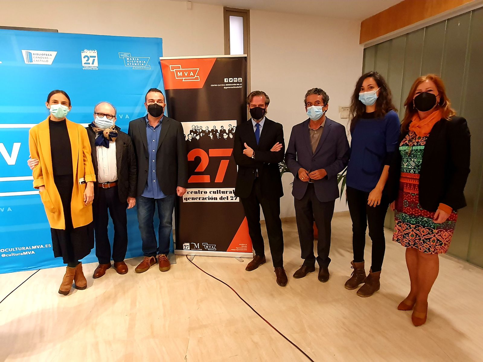 Jurado y organizadores del XXII Premio de Poesía Emilio Prados.