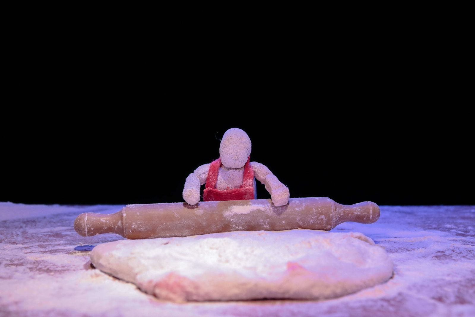 Una escena de la obra 'Con un kilo de harina'.