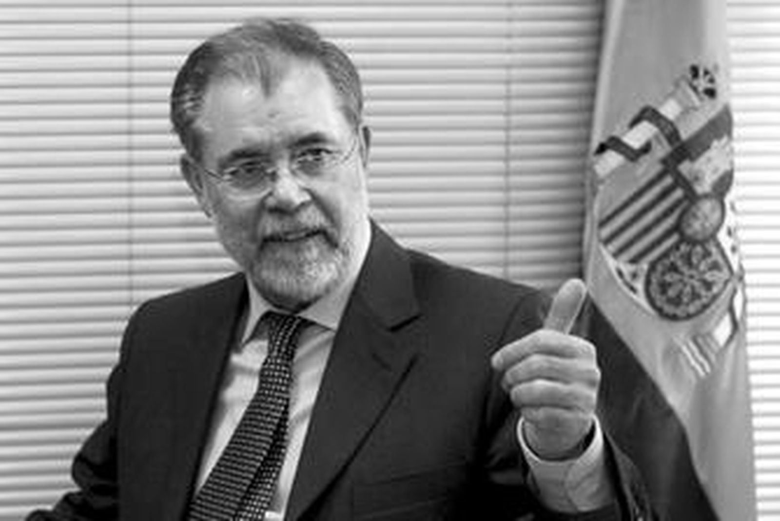 El ministro de Justicia, Mariano Fernández Bermejo, durante una entrevista.