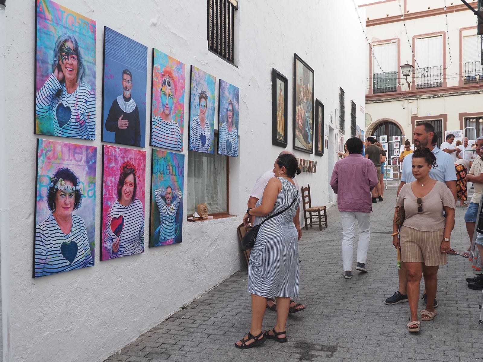 'Un paseo por el arte' en Ayamonte: las mejores imágenes