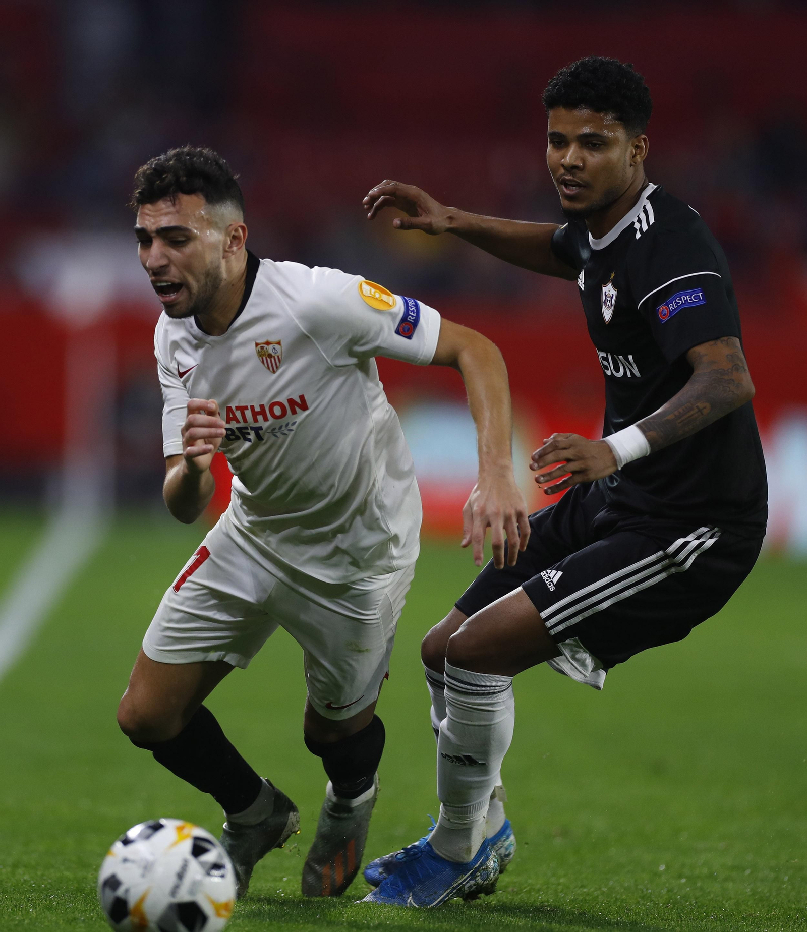 La imágenes del Sevilla fc-Qarabag Fk