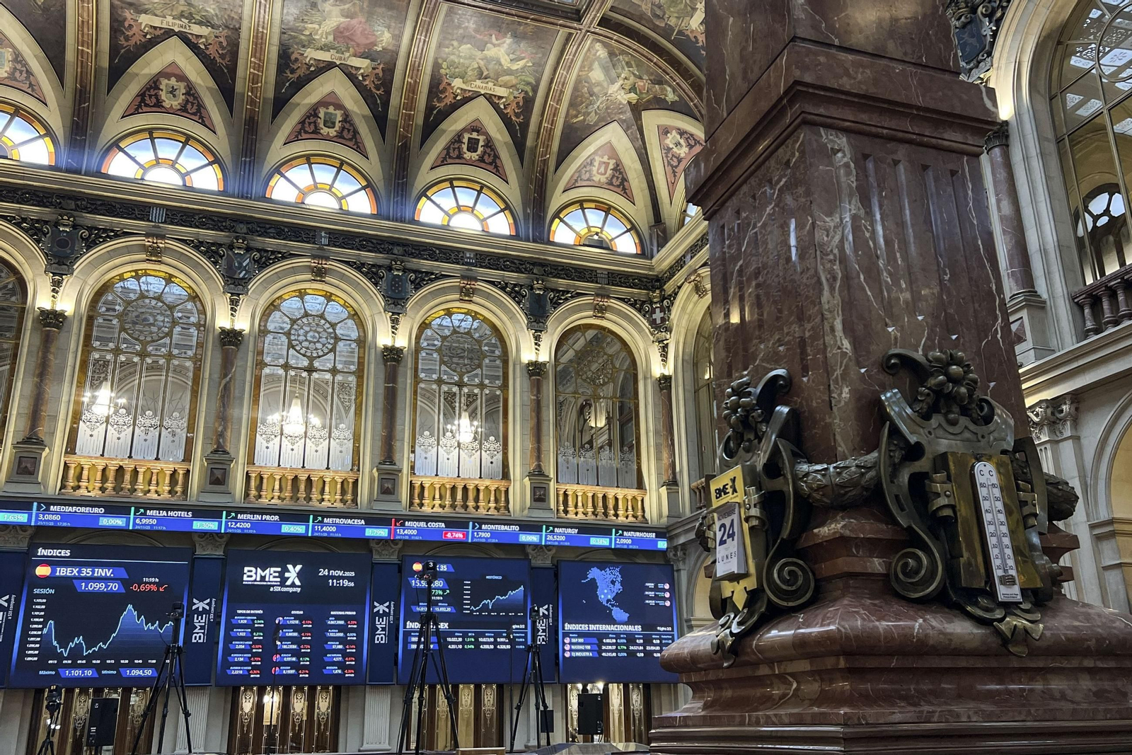 La Bolsa de Madrid, el pasado lunes.