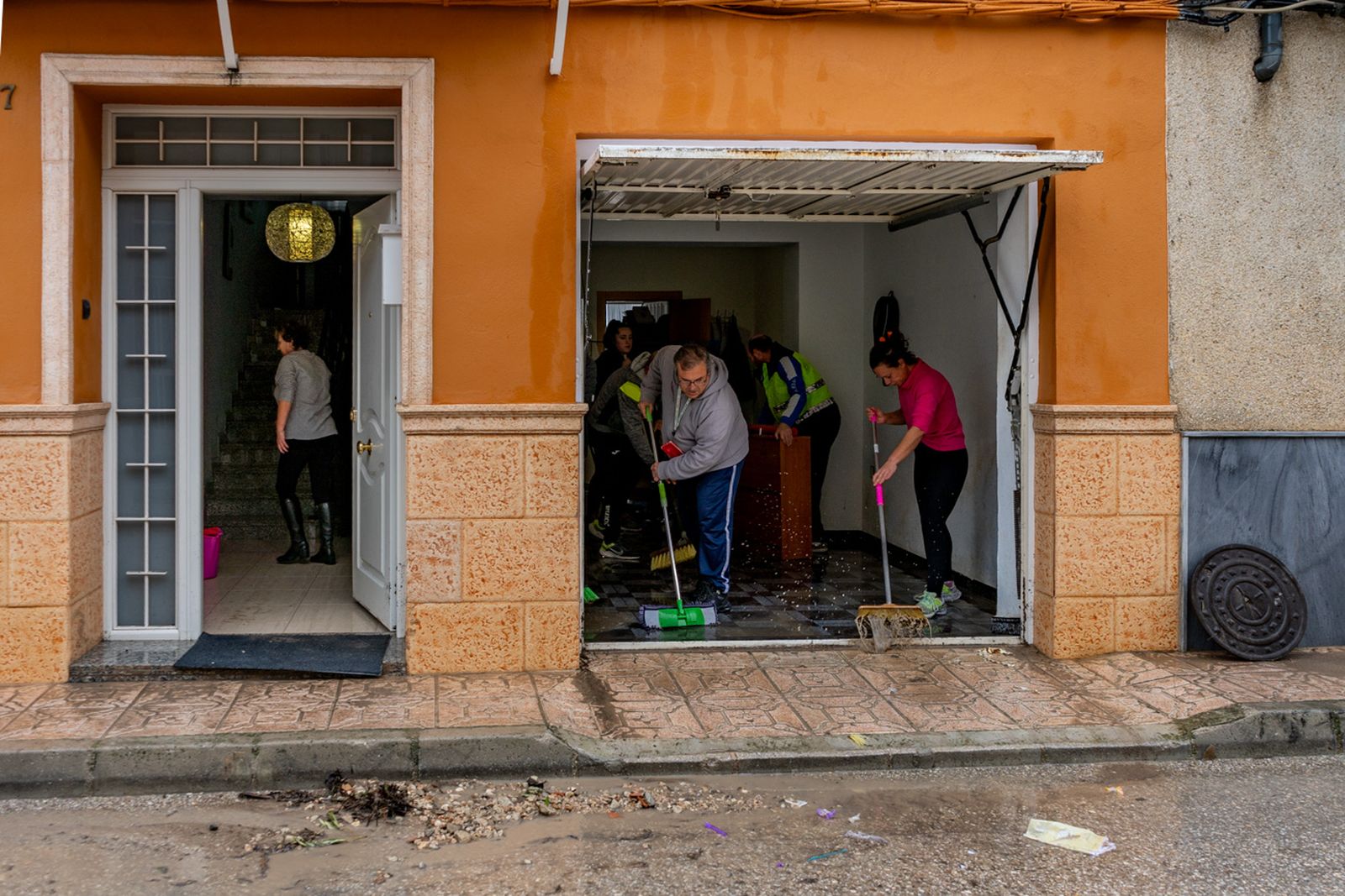 Así queda Monte Lope Álvarez después de la tromba de agua caída