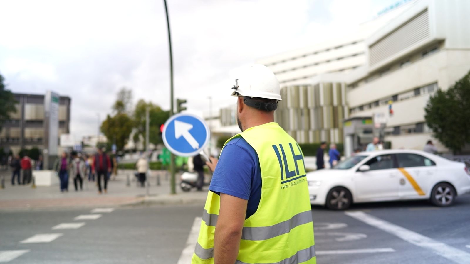 Las afectaciones al tráfico este jueves por la obra de la Línea 3 de Metro de Sevilla frente al hospital Macarena
