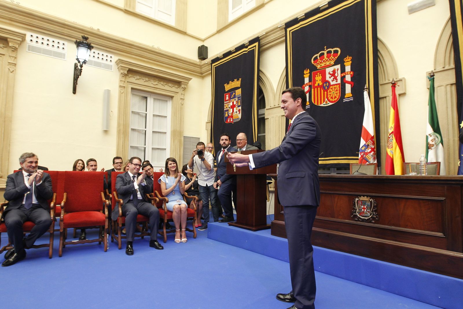 Pleno investidura Presidente Diputación de Almería. Javier Aureliano García
