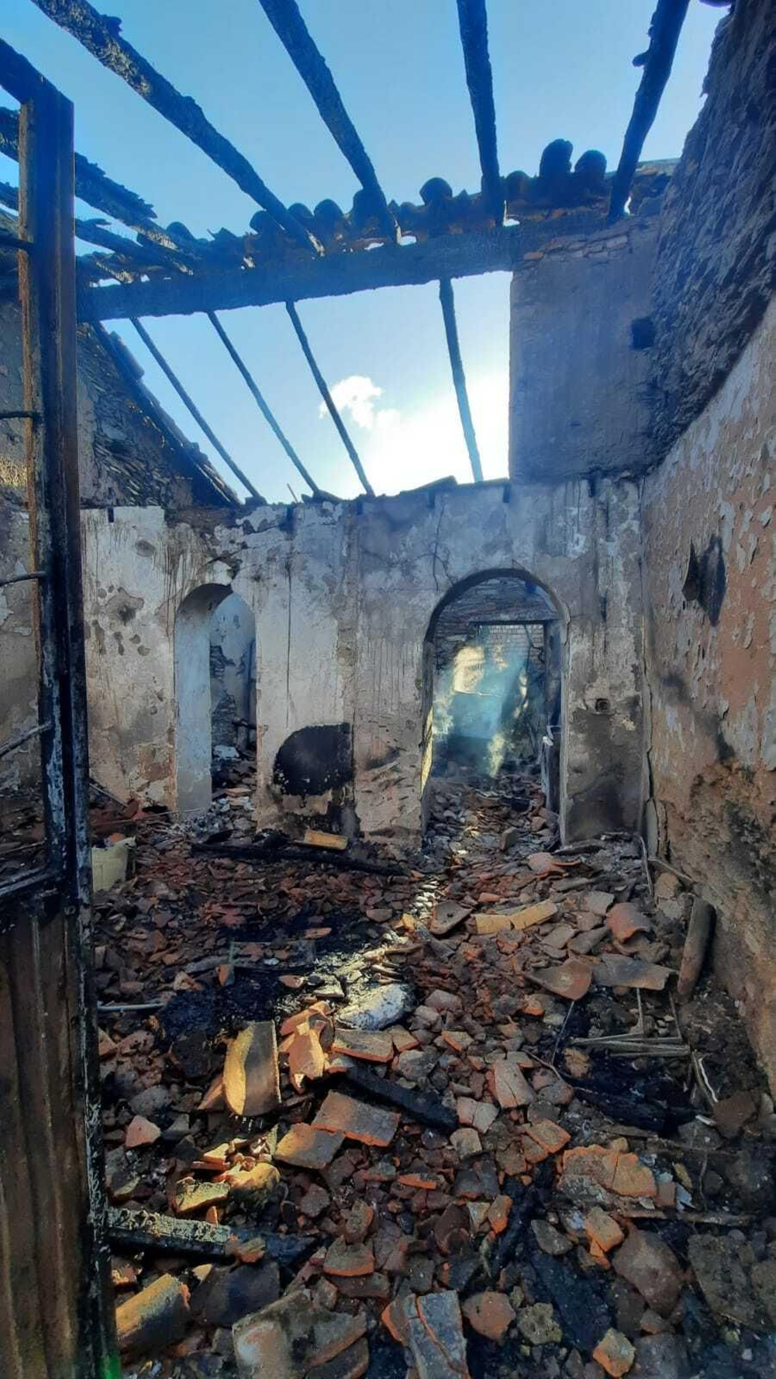 Interior de la casa.