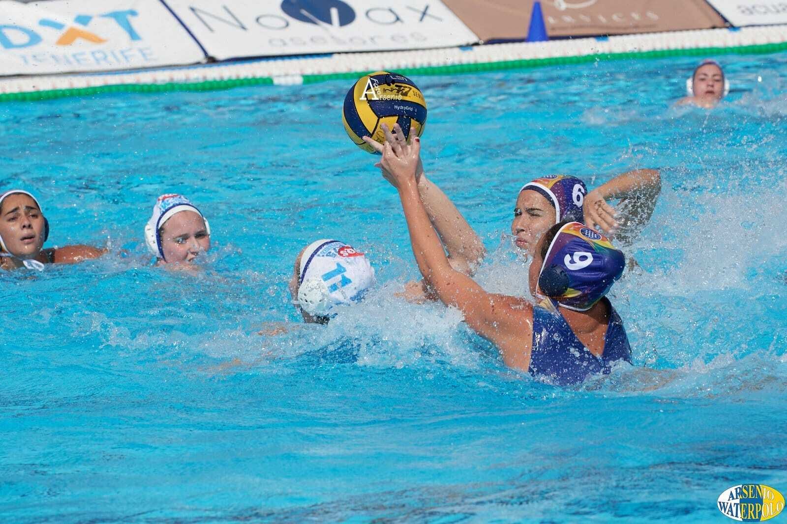 Un momento del partido disputado en Tenerife.