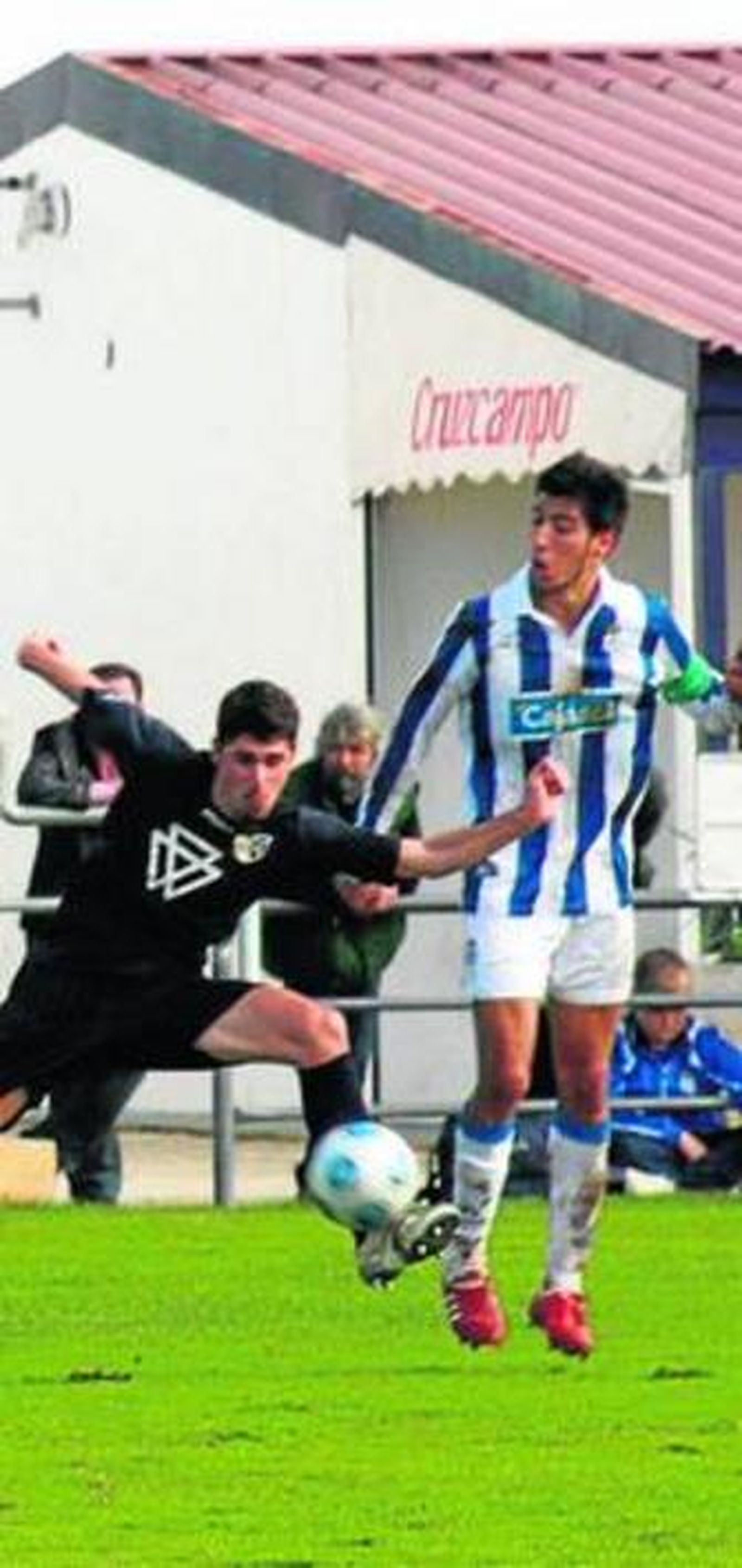 El recreativista Aranda, en un lance.