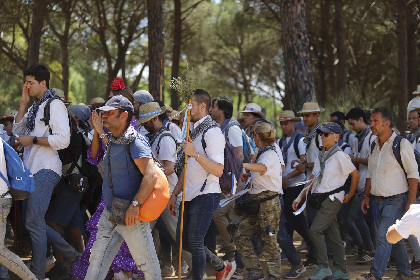 Todos los peregrinos de la Hermandad de Huelva, en imágenes
