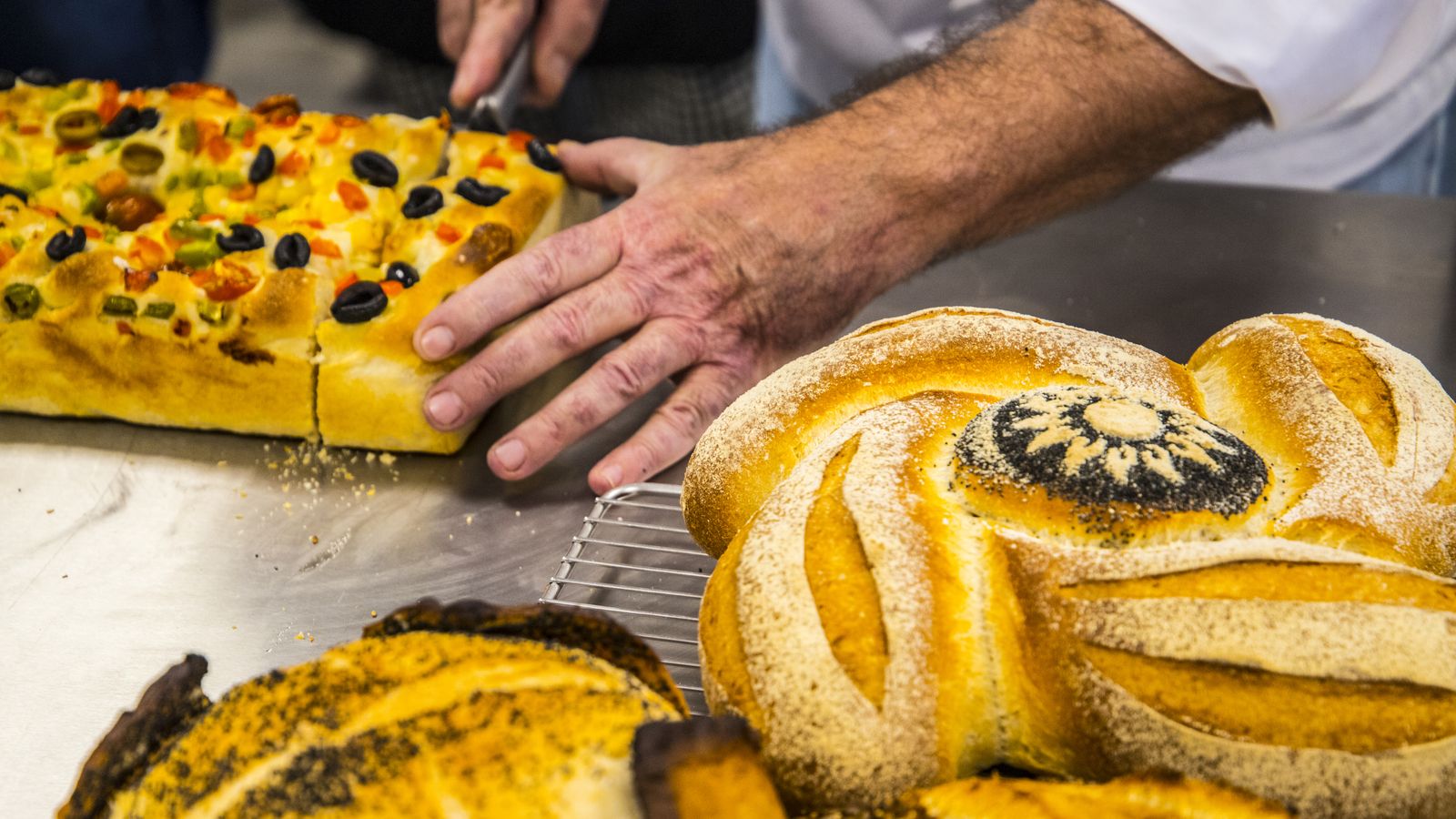 Algunos de los productos tras el horneado